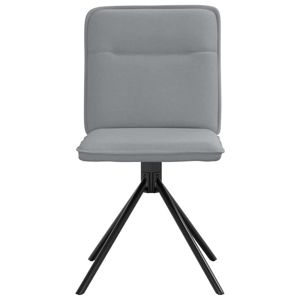 Eetkamerstoelen 6 st stof lichtgrijs is nu te koop bij PeponiXL, paradijselijk wonen!