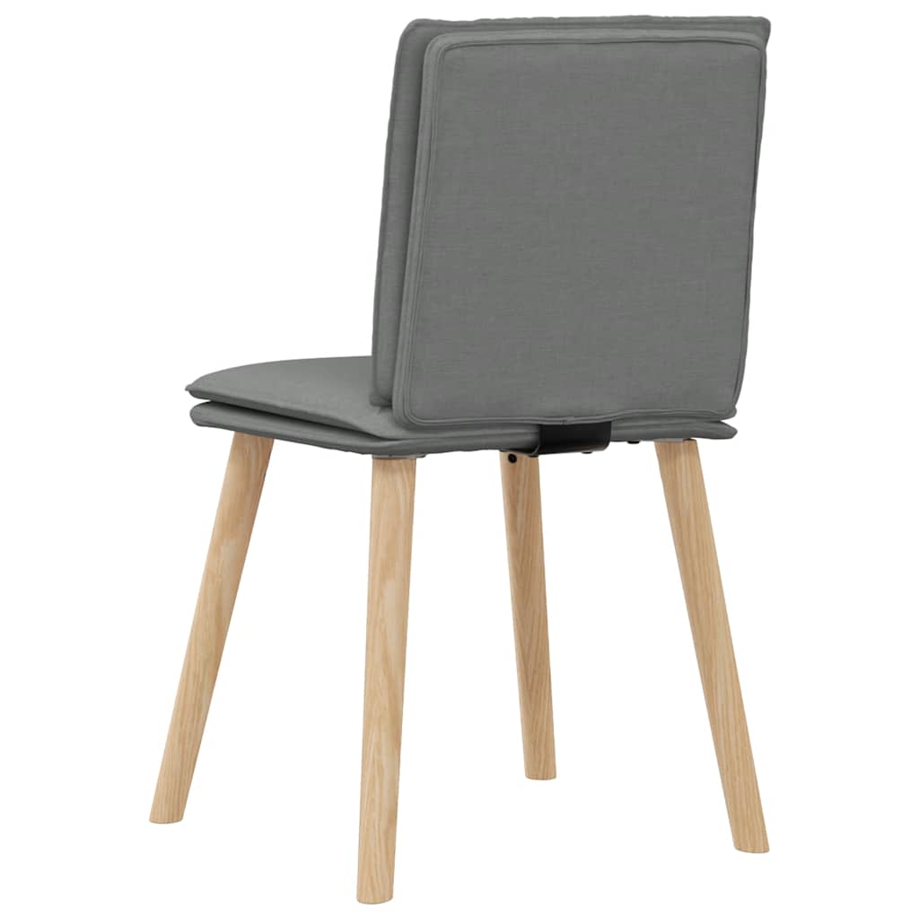 Eetkamerstoelen 6 st stof donkergrijs is nu te koop bij PeponiXL, paradijselijk wonen!