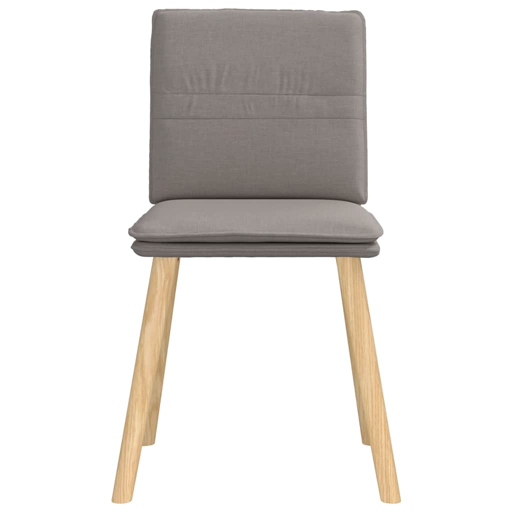 Eetkamerstoelen 6 st stof taupe is nu te koop bij PeponiXL, paradijselijk wonen!