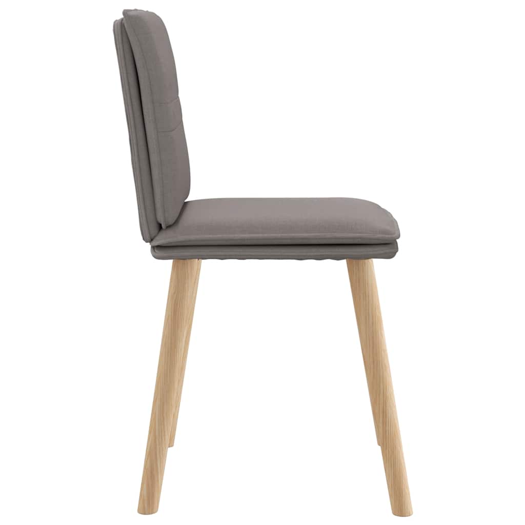 Eetkamerstoelen 6 st stof taupe is nu te koop bij PeponiXL, paradijselijk wonen!