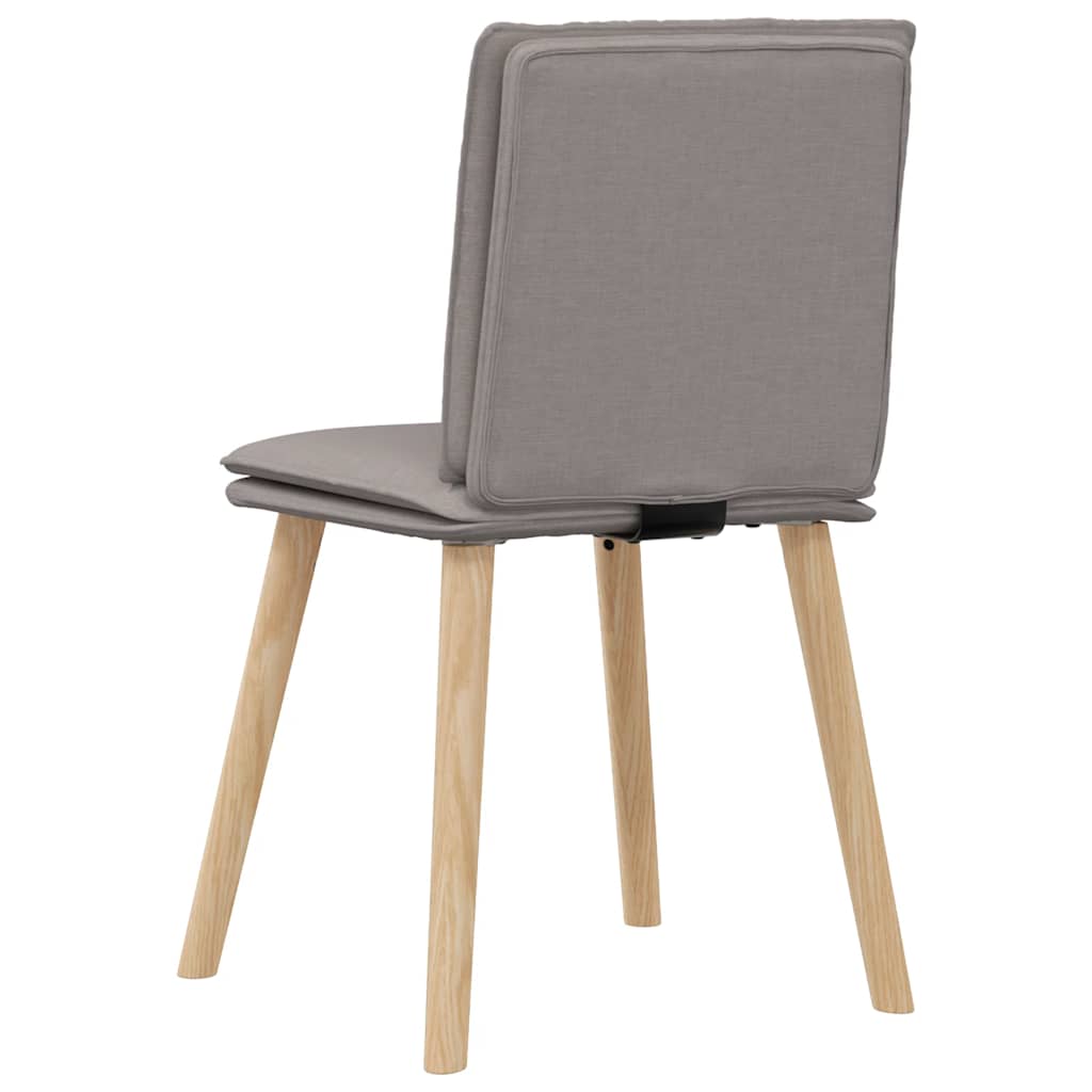 Eetkamerstoelen 6 st stof taupe is nu te koop bij PeponiXL, paradijselijk wonen!