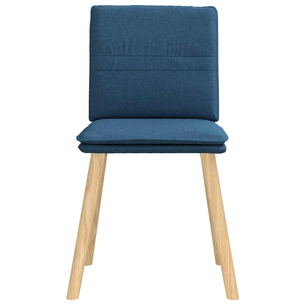 Eetkamerstoelen 6 st stof blauw is nu te koop bij PeponiXL, paradijselijk wonen!
