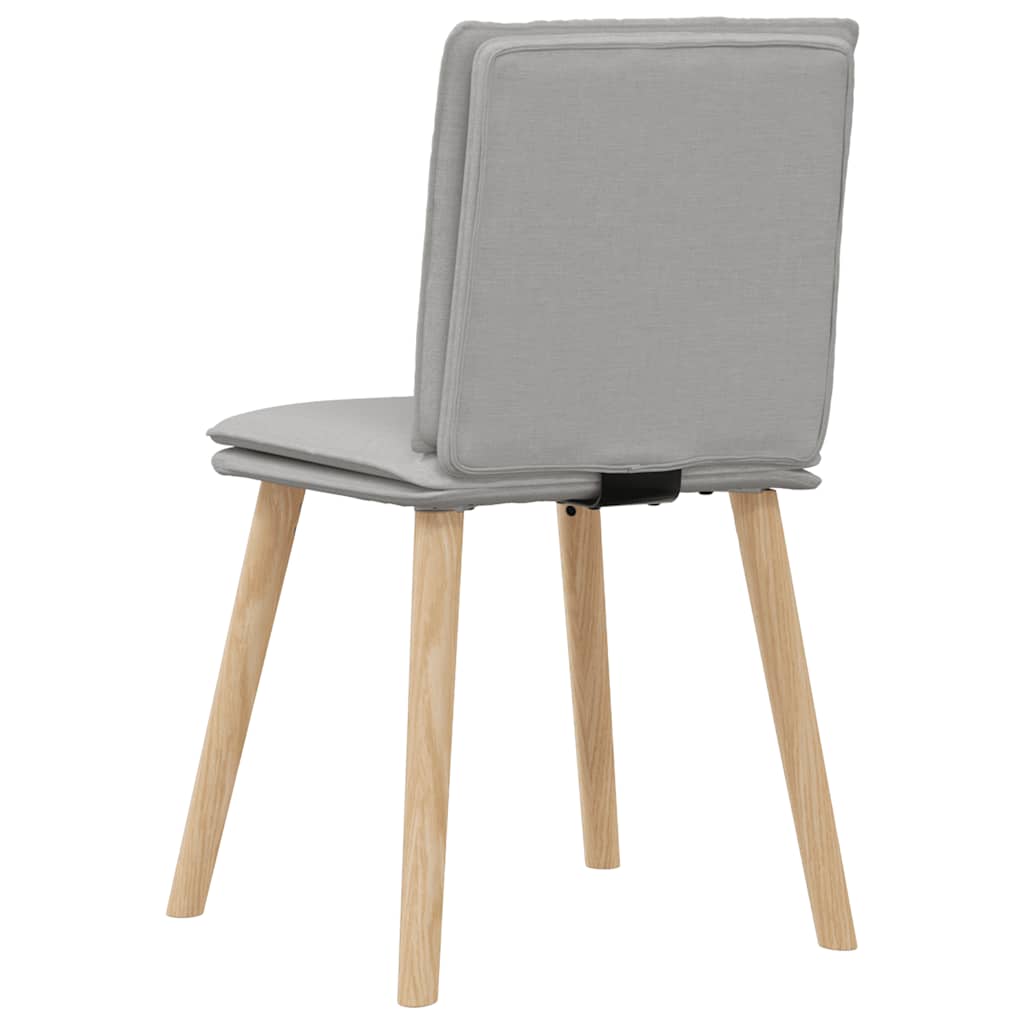 Eetkamerstoelen 6 st stof wolk grijs is nu te koop bij PeponiXL, paradijselijk wonen!