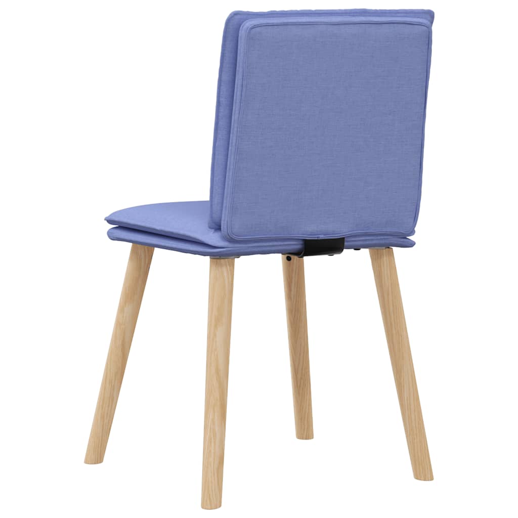 Eetkamerstoelen 6 st stof jeansblauw is nu te koop bij PeponiXL, paradijselijk wonen!
