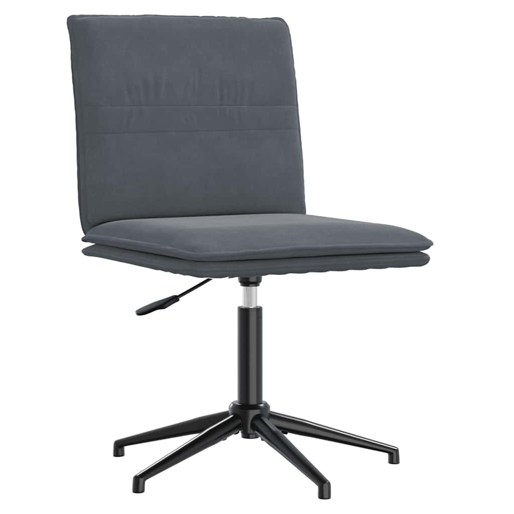 Eetkamerstoelen 4 st fluweel donkergrijs is nu te koop bij PeponiXL, paradijselijk wonen!