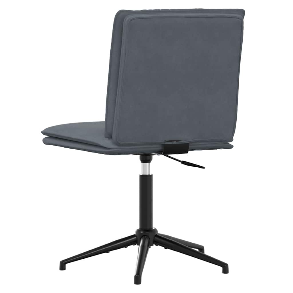 Eetkamerstoelen 4 st fluweel donkergrijs is nu te koop bij PeponiXL, paradijselijk wonen!
