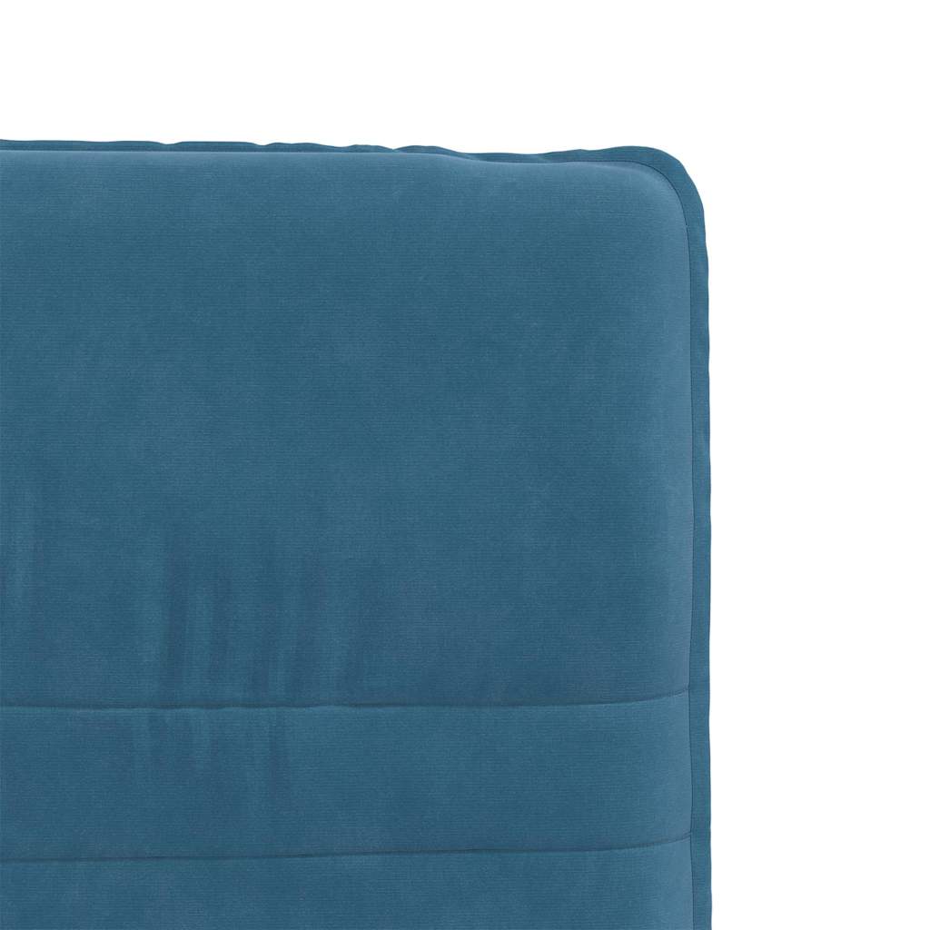 Eetkamerstoelen 4 st fluweel blauw is nu te koop bij PeponiXL, paradijselijk wonen!