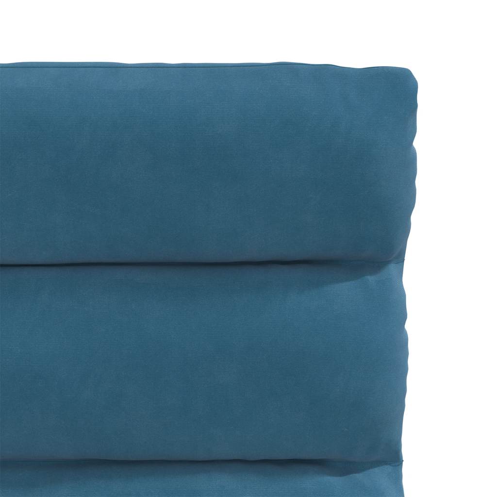 Eetkamerstoelen 6 st fluweel blauw is nu te koop bij PeponiXL, paradijselijk wonen!