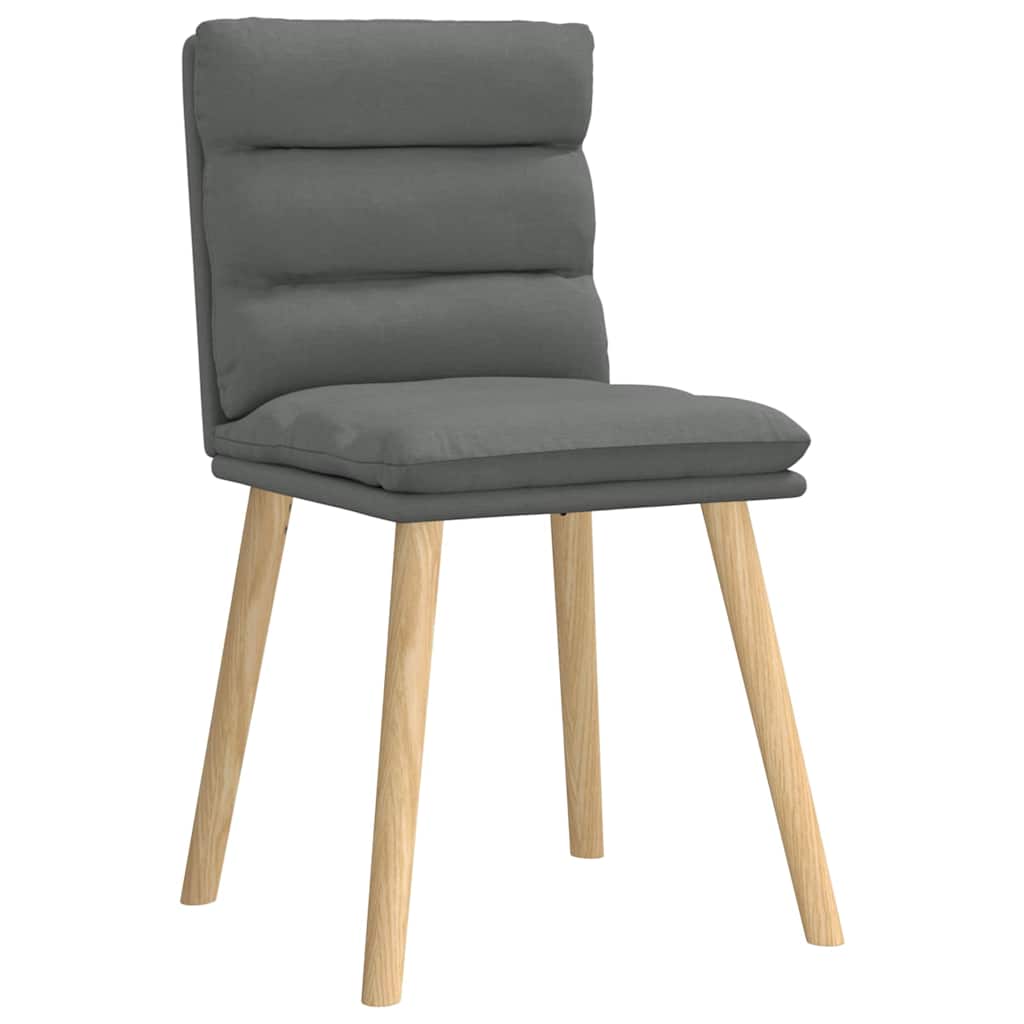 Eetkamerstoelen 6 st stof donkergrijs is nu te koop bij PeponiXL, paradijselijk wonen!