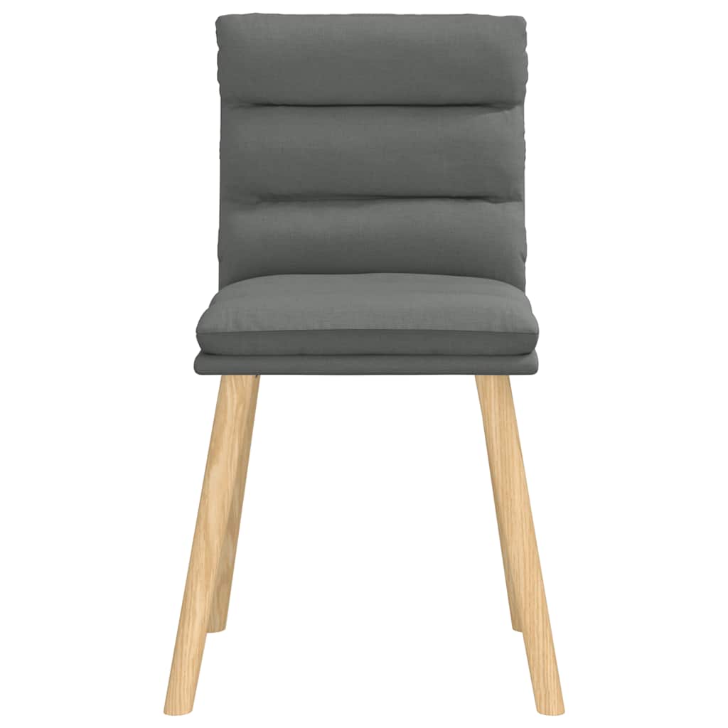Eetkamerstoelen 6 st stof donkergrijs is nu te koop bij PeponiXL, paradijselijk wonen!