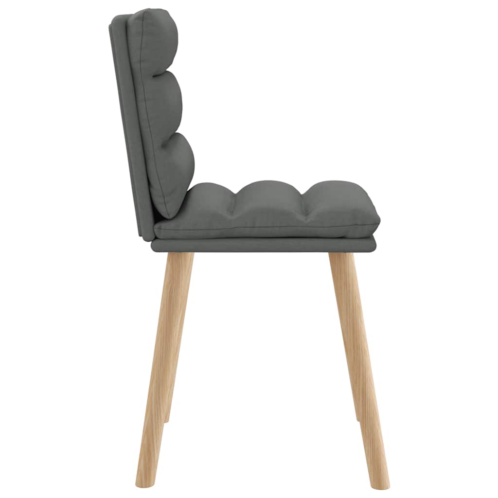 Eetkamerstoelen 6 st stof donkergrijs is nu te koop bij PeponiXL, paradijselijk wonen!