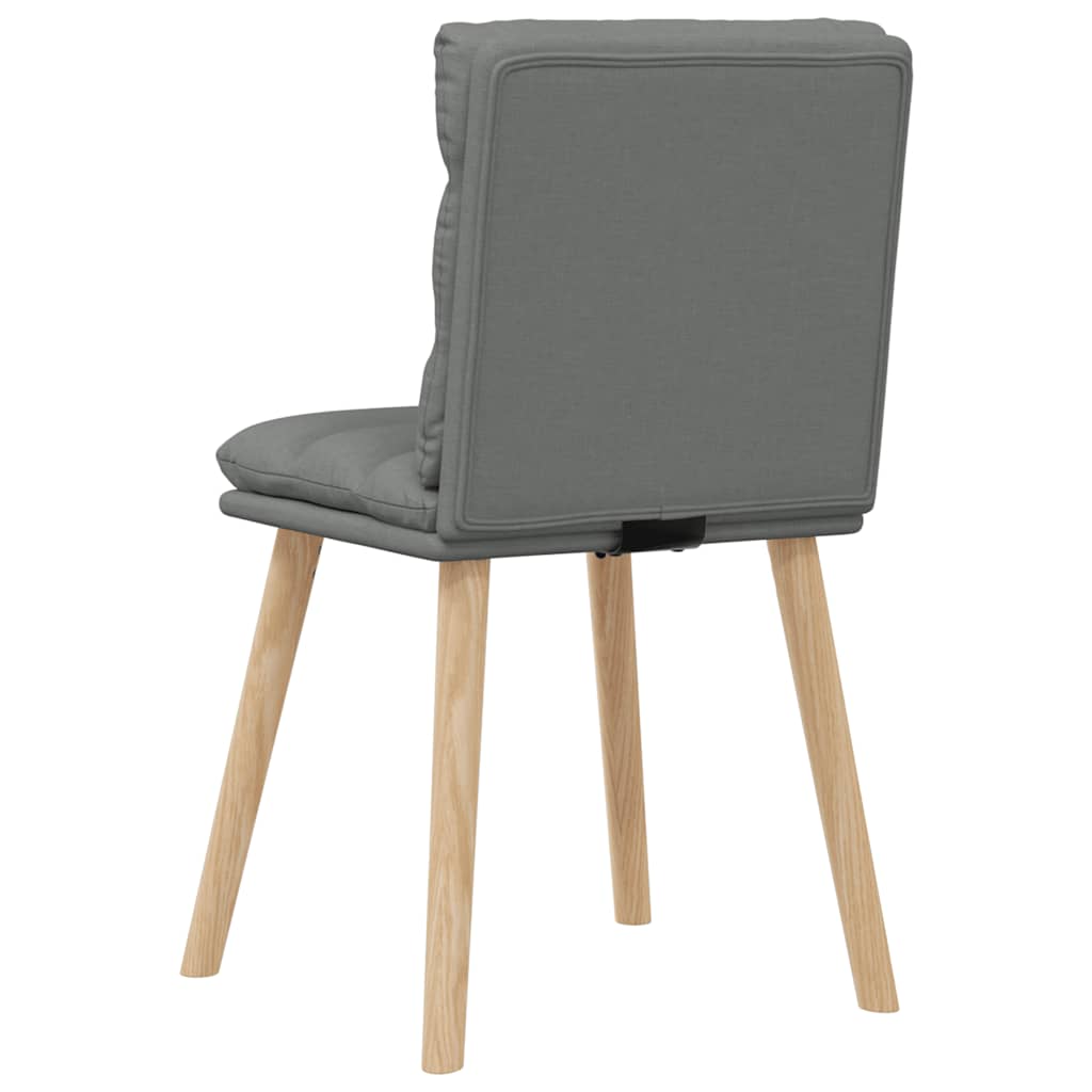 Eetkamerstoelen 6 st stof donkergrijs is nu te koop bij PeponiXL, paradijselijk wonen!