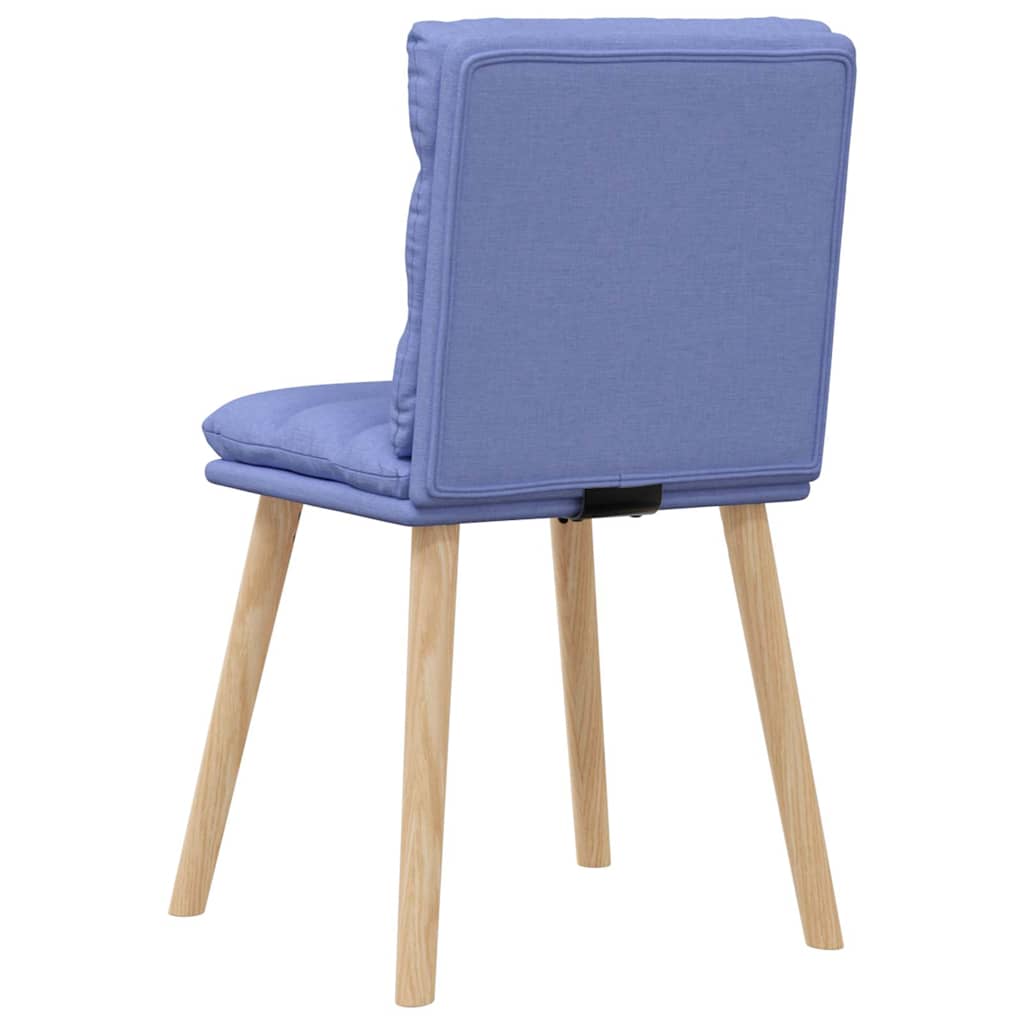 Eetkamerstoelen 6 st stof jeansblauw is nu te koop bij PeponiXL, paradijselijk wonen!