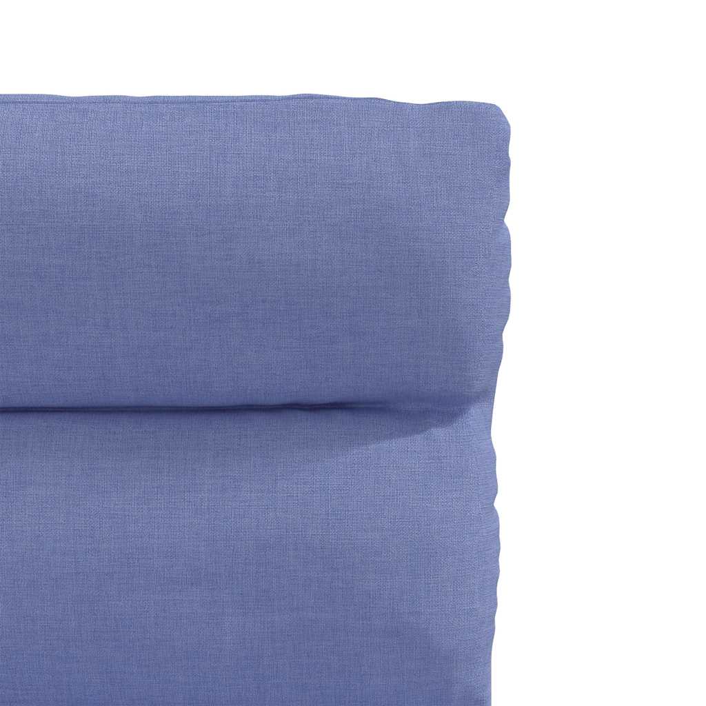 Eetkamerstoelen 6 st stof jeansblauw is nu te koop bij PeponiXL, paradijselijk wonen!