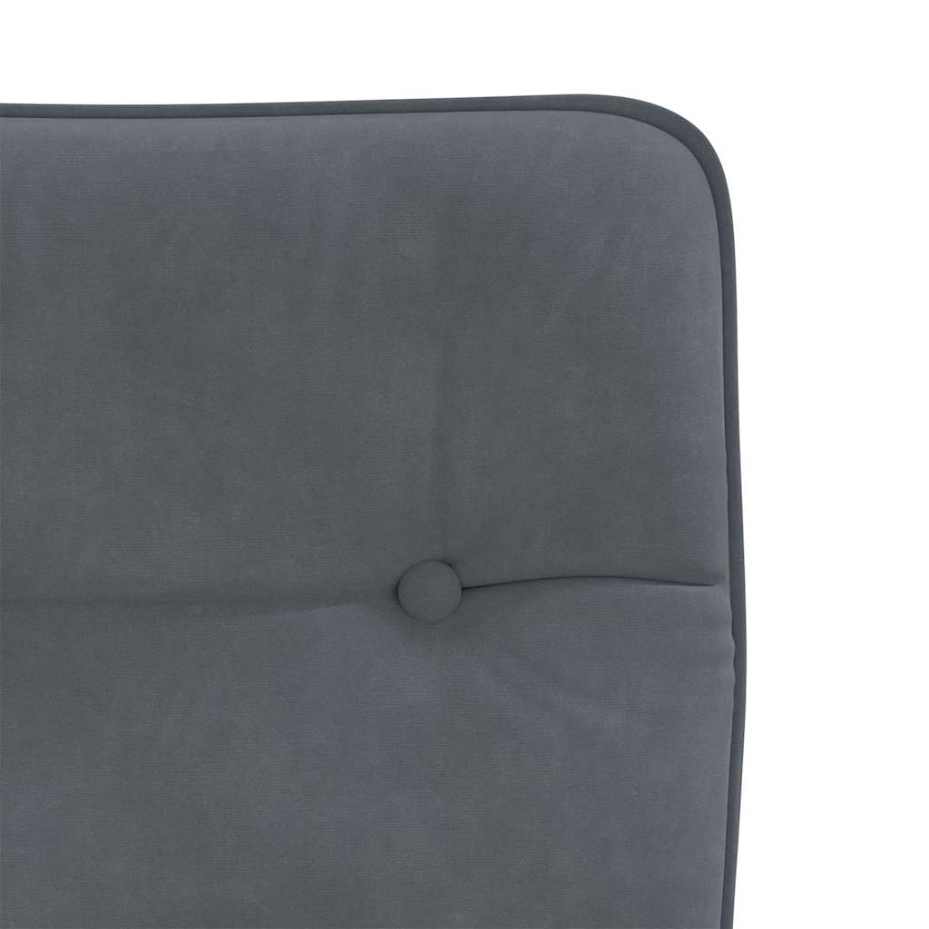 Eetkamerstoelen 6 st fluweel donkergrijs is nu te koop bij PeponiXL, paradijselijk wonen!