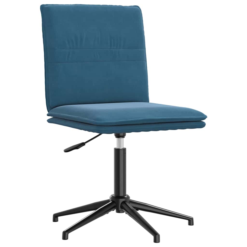 Eetkamerstoelen 6 st fluweel blauw is nu te koop bij PeponiXL, paradijselijk wonen!
