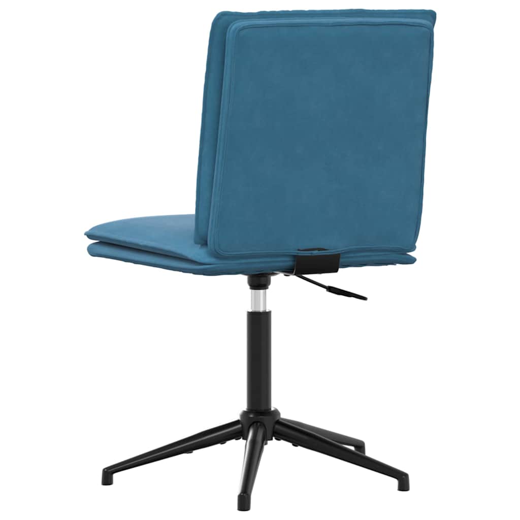 Eetkamerstoelen 6 st fluweel blauw is nu te koop bij PeponiXL, paradijselijk wonen!