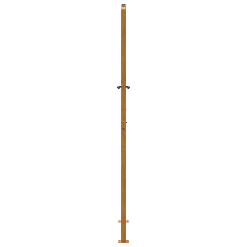 Poort met golfontwerp 100x200 cm weervast staal is nu te koop bij PeponiXL, paradijselijk wonen!