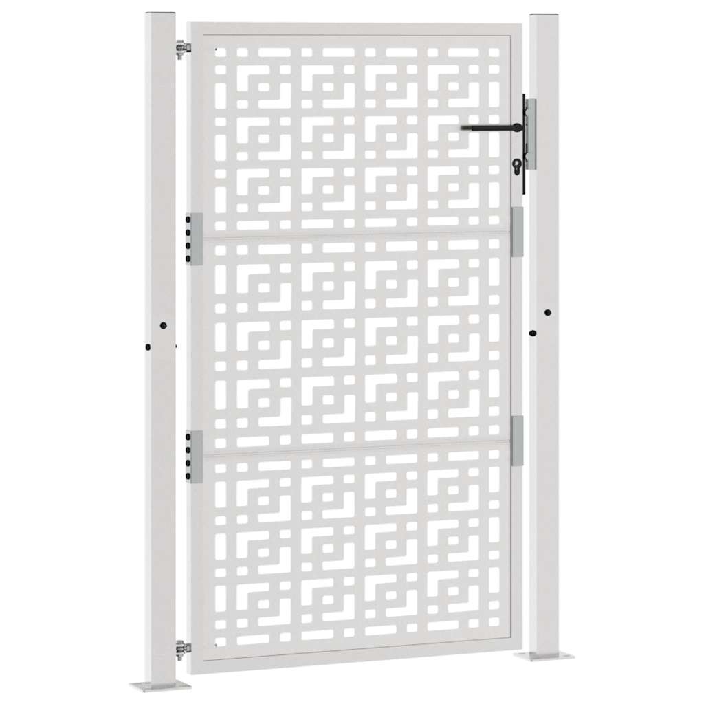 Poort met kruisontwerp 100x150 cm weervast staal is nu te koop bij PeponiXL, paradijselijk wonen!