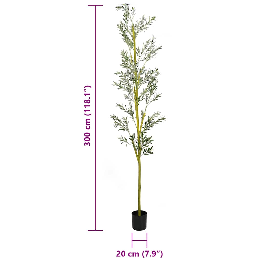 Kunstolijfboom 1000 blaadjes 300 cm groen is nu te koop bij PeponiXL, paradijselijk wonen!