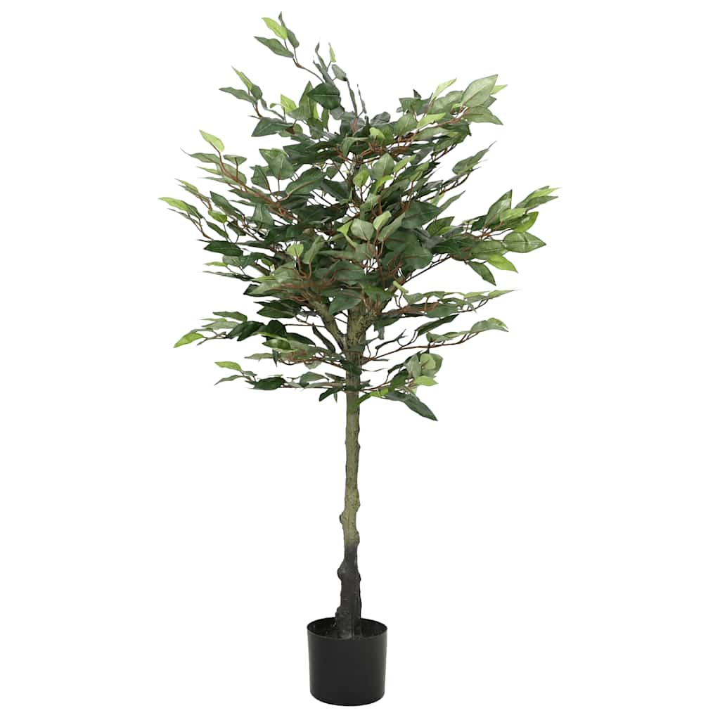Kunstfuxus boom 480 bladeren 130 cm groen is nu te koop bij PeponiXL, paradijselijk wonen!