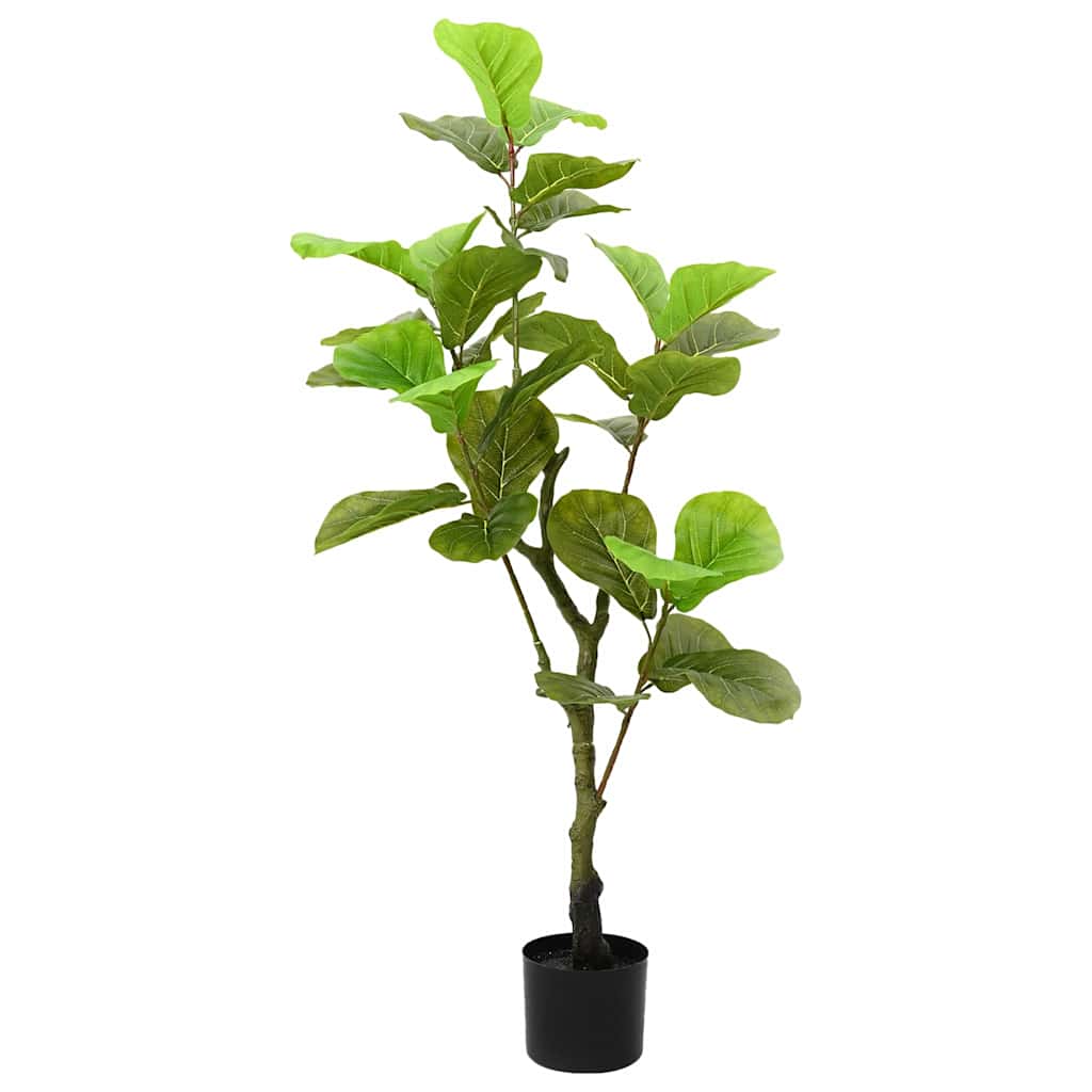 Kunstficussenboom 30 blaadjes 125 cm groen is nu te koop bij PeponiXL, paradijselijk wonen!