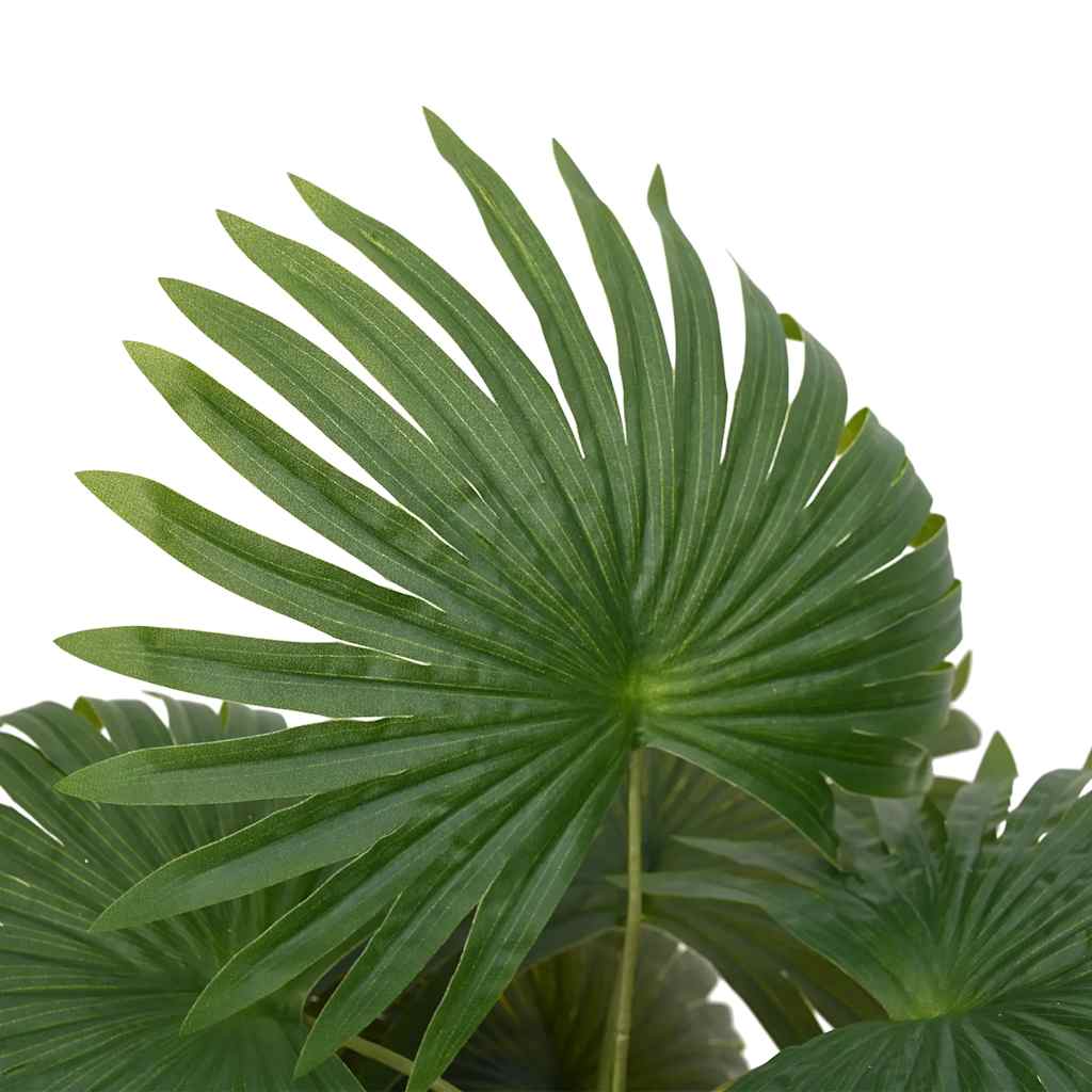 Kunstpalmplant 9 bladeren 65 cm groen is nu te koop bij PeponiXL, paradijselijk wonen!