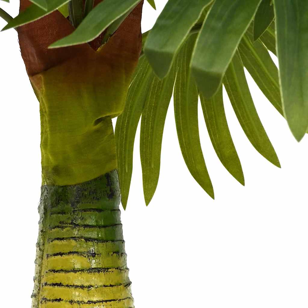 Kunstpalmplant 9 bladeren 65 cm groen is nu te koop bij PeponiXL, paradijselijk wonen!