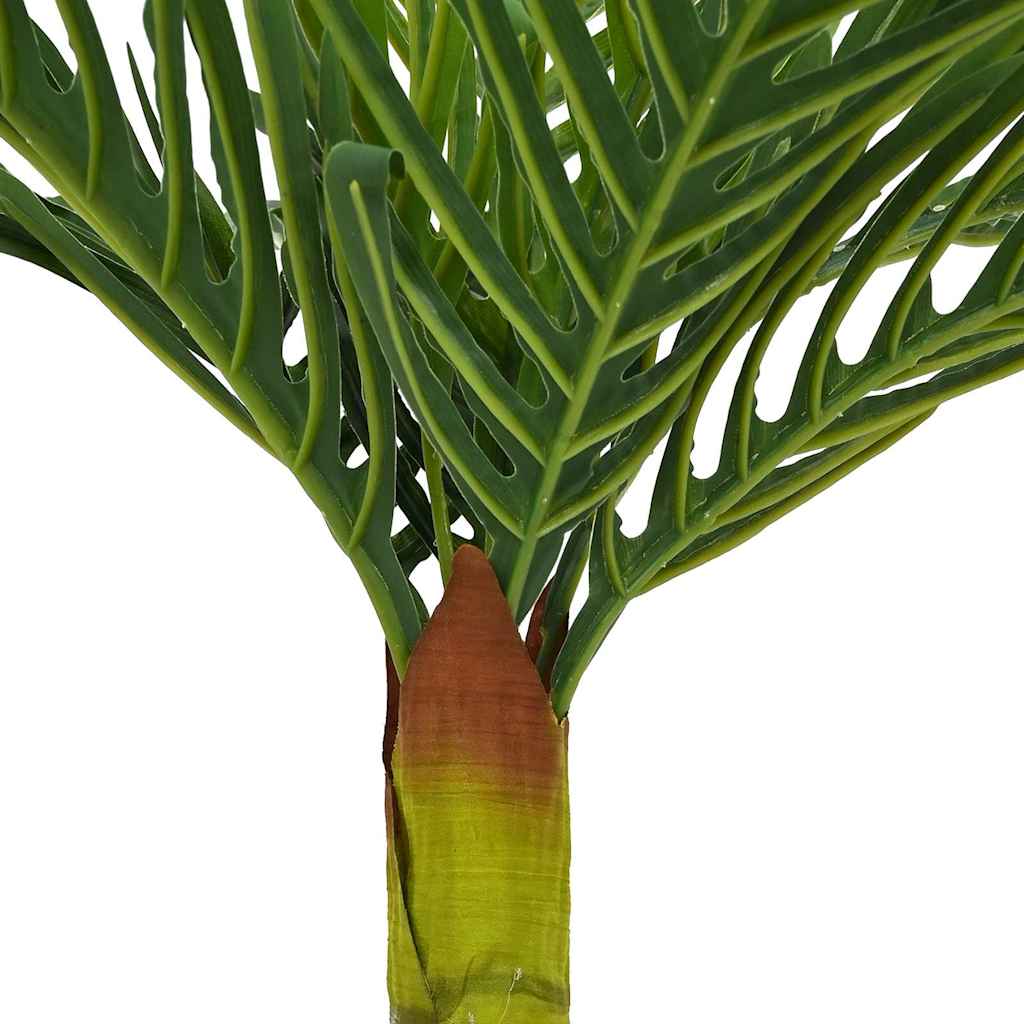 Kunstpalmplant 9 blaadjes 70 cm groen is nu te koop bij PeponiXL, paradijselijk wonen!
