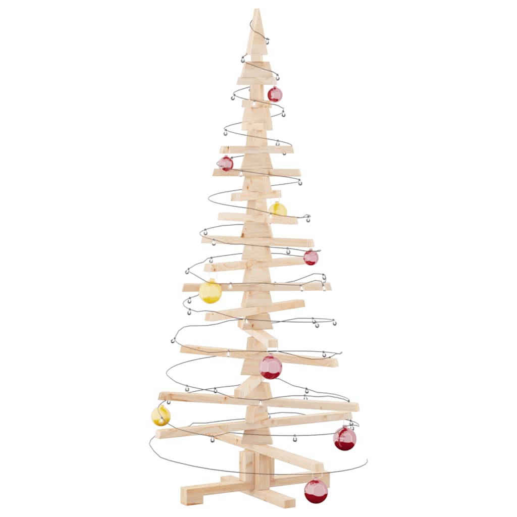 Houten Kerstboom ter Decoratie 150 cm Massief Grenenhout is nu te koop bij PeponiXL, paradijselijk wonen!