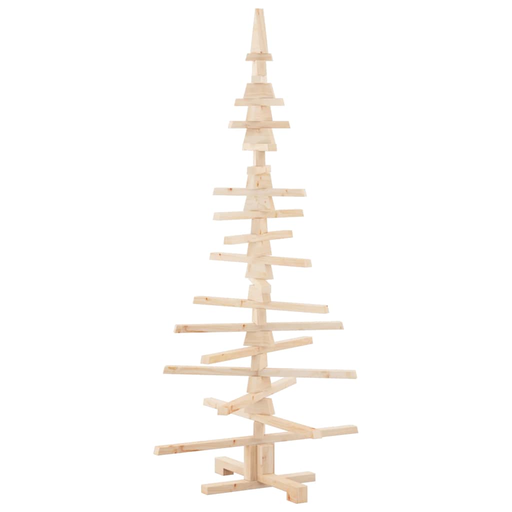 Houten Kerstboom ter Decoratie 150 cm Massief Grenenhout is nu te koop bij PeponiXL, paradijselijk wonen!