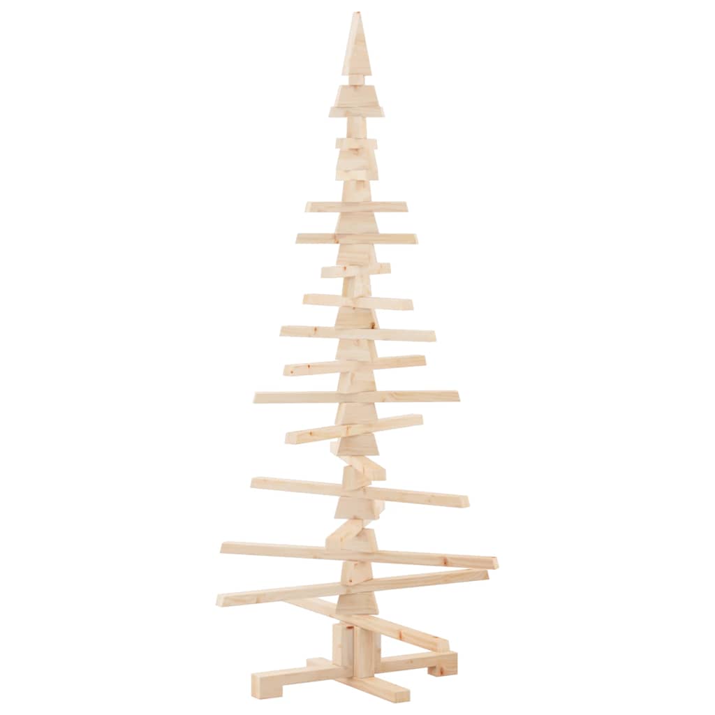Houten Kerstboom ter Decoratie 150 cm Massief Grenenhout is nu te koop bij PeponiXL, paradijselijk wonen!