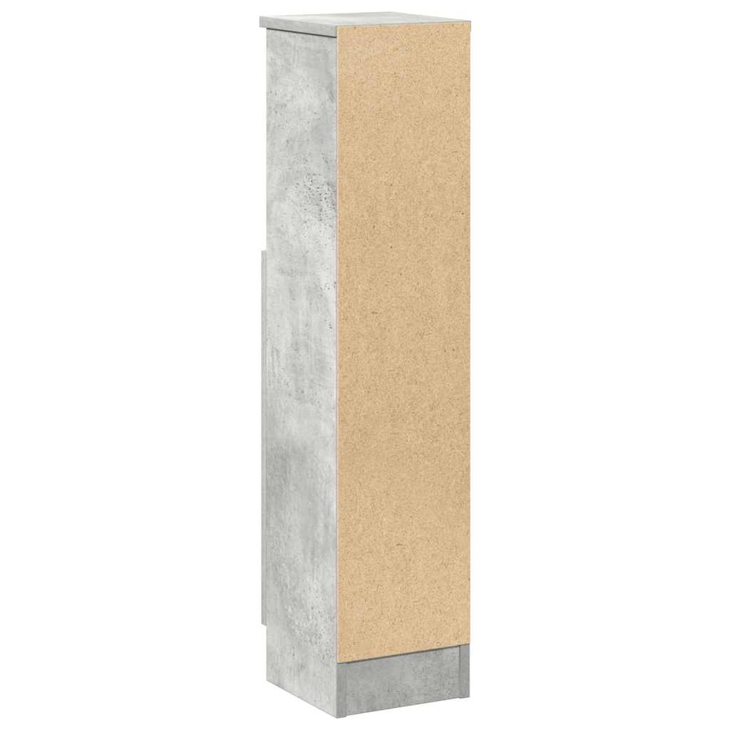 Badkamerkast met rolhouder 20,5x22x90 cm betongrijs is nu te koop bij PeponiXL, paradijselijk wonen!