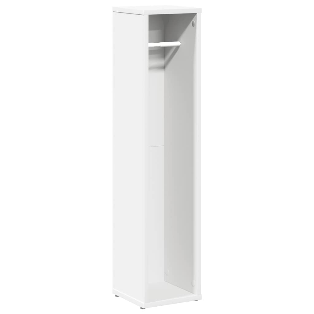 Badkamerkast met rolhouder 20,5x20x90 cm wit is nu te koop bij PeponiXL, paradijselijk wonen!