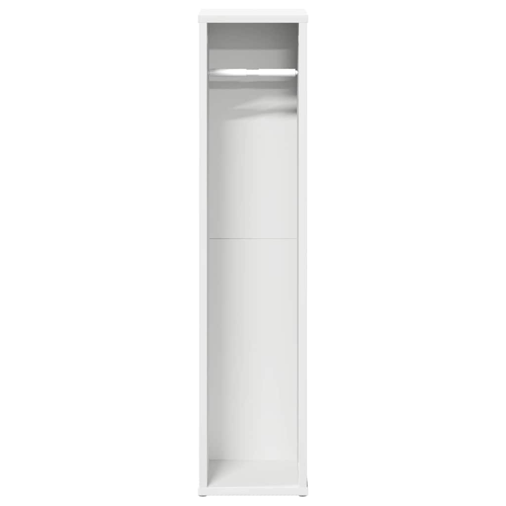 Badkamerkast met rolhouder 20,5x20x90 cm wit is nu te koop bij PeponiXL, paradijselijk wonen!