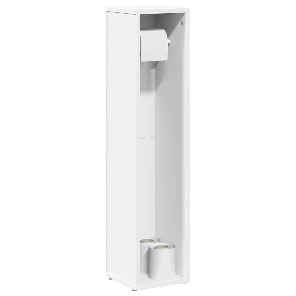 Badkamerkast met rolhouder 20,5x20x90 cm wit is nu te koop bij PeponiXL, paradijselijk wonen!