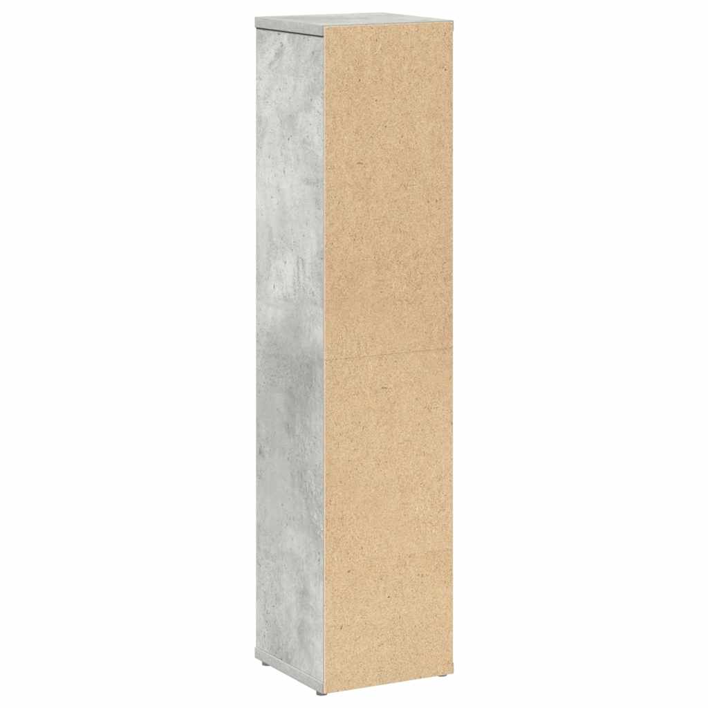 Badkamerkast met rolhouder betongrijs 20,5x20x90 cm is nu te koop bij PeponiXL, paradijselijk wonen!