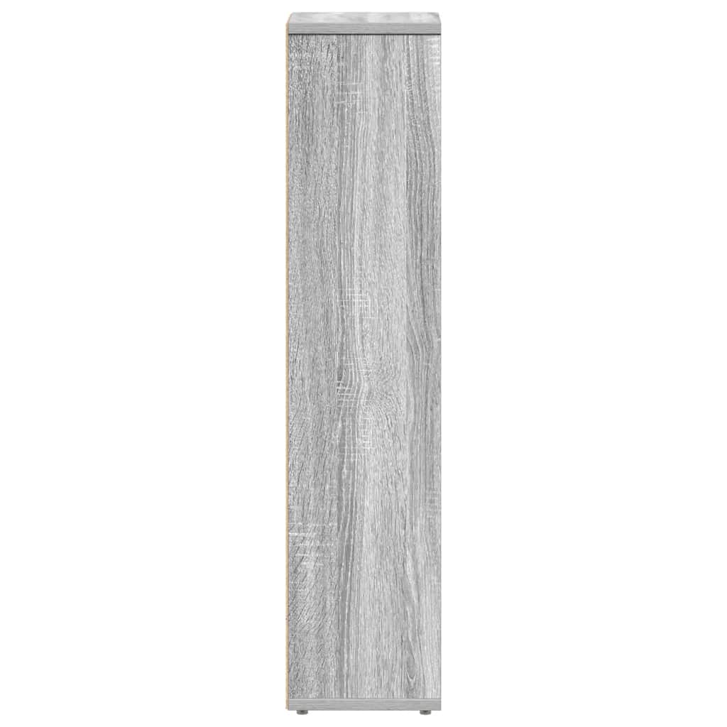 Badkamerkast met rolhouder grijs Sonoma 20,5x20x90 cm is nu te koop bij PeponiXL, paradijselijk wonen!