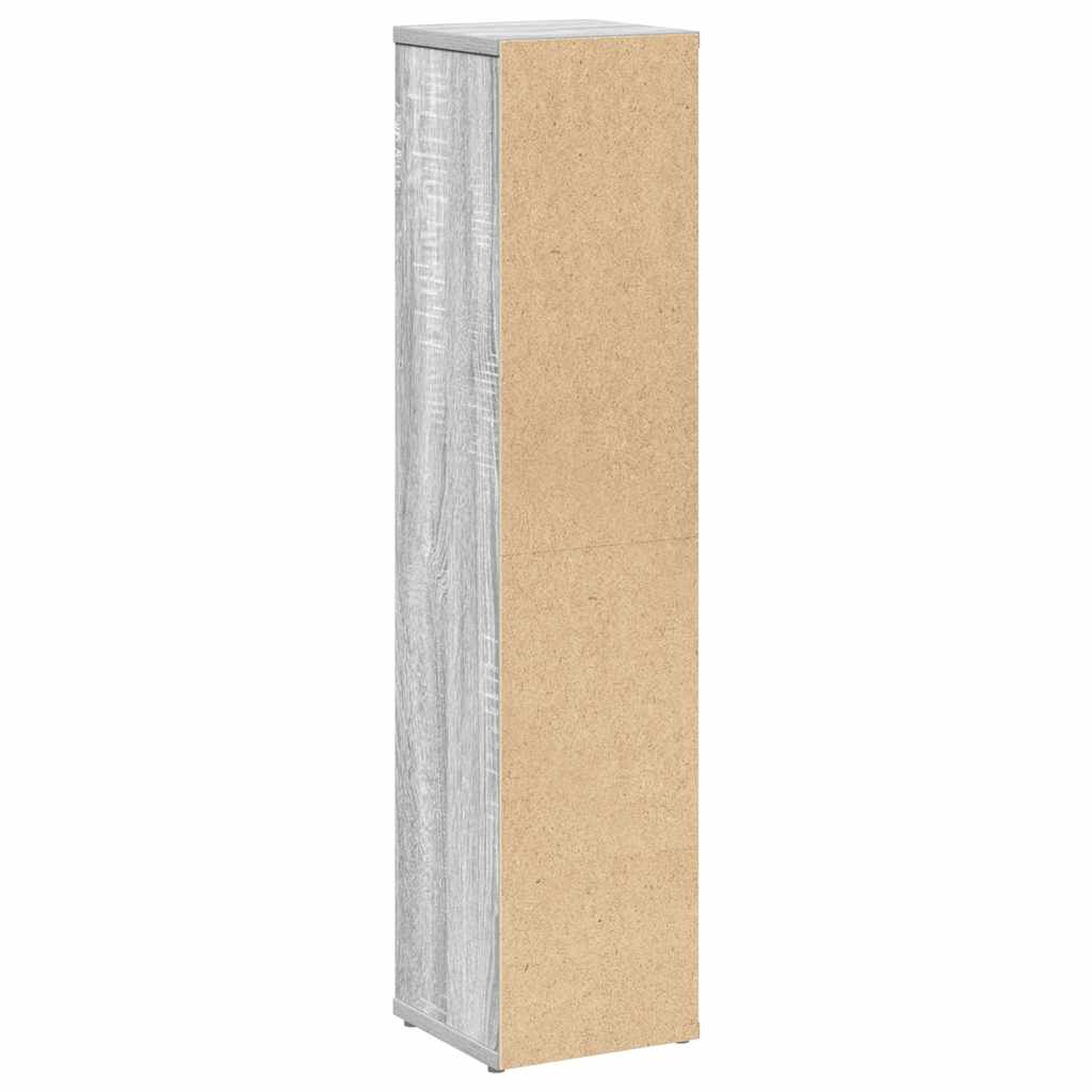 Badkamerkast met rolhouder grijs Sonoma 20,5x20x90 cm is nu te koop bij PeponiXL, paradijselijk wonen!