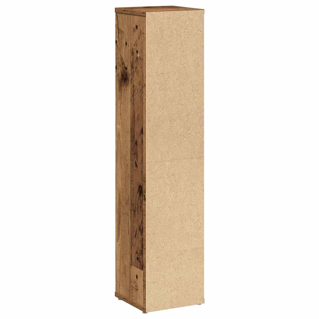 Badkamerkast met rolhouder oud hout 20,5x20x90 cm is nu te koop bij PeponiXL, paradijselijk wonen!