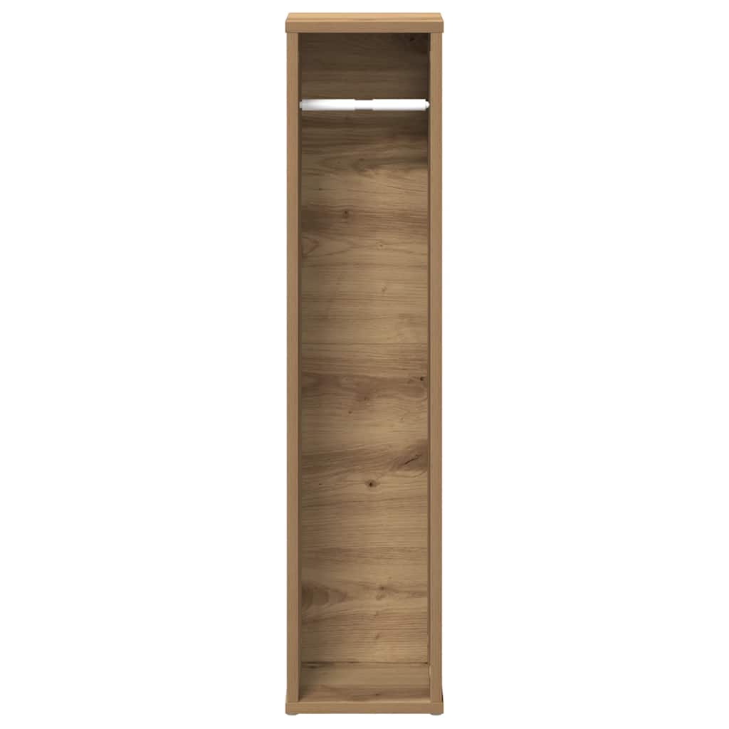 Badkamerkast met rolhouder Artisan Oak 20,5x20x90 cm is nu te koop bij PeponiXL, paradijselijk wonen!