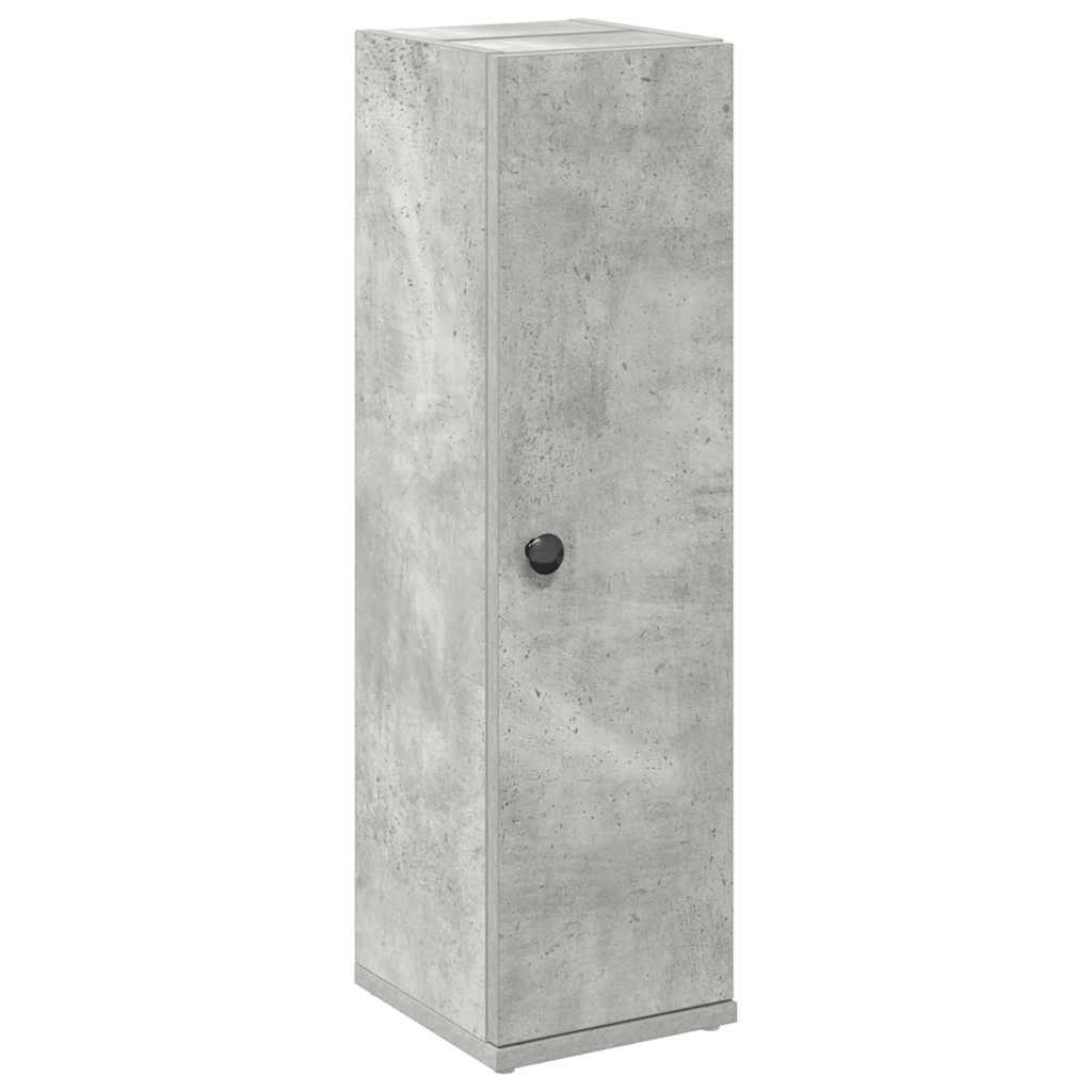 Badkamerkast met rolhouder 20,5x22x72 cm betongrijs is nu te koop bij PeponiXL, paradijselijk wonen!