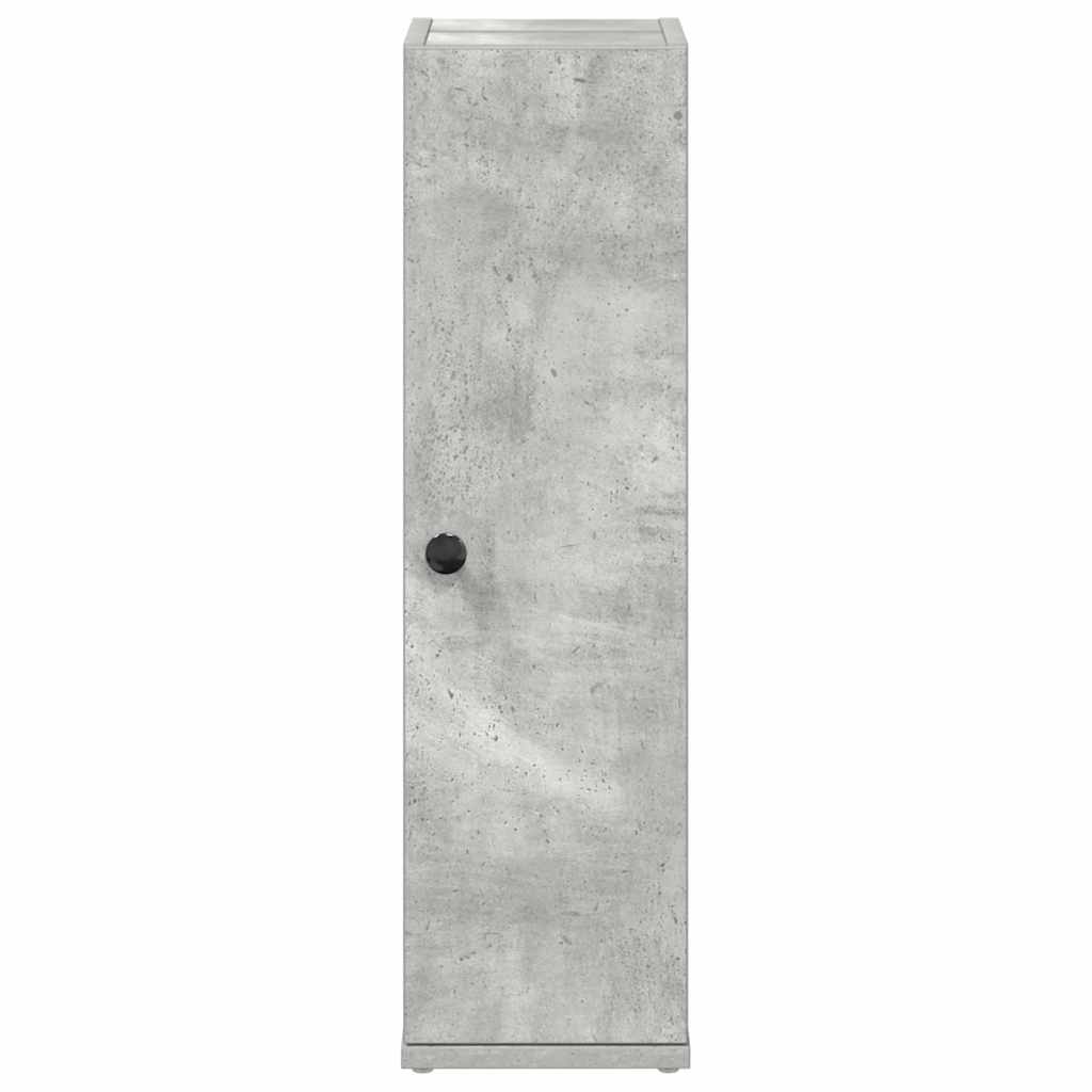 Badkamerkast met rolhouder 20,5x22x72 cm betongrijs is nu te koop bij PeponiXL, paradijselijk wonen!