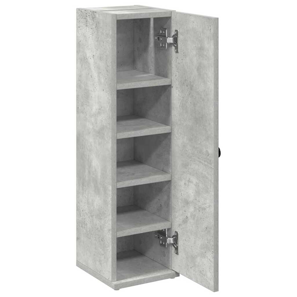 Badkamerkast met rolhouder 20,5x22x72 cm betongrijs is nu te koop bij PeponiXL, paradijselijk wonen!
