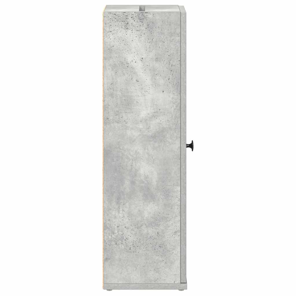 Badkamerkast met rolhouder 20,5x22x72 cm betongrijs is nu te koop bij PeponiXL, paradijselijk wonen!