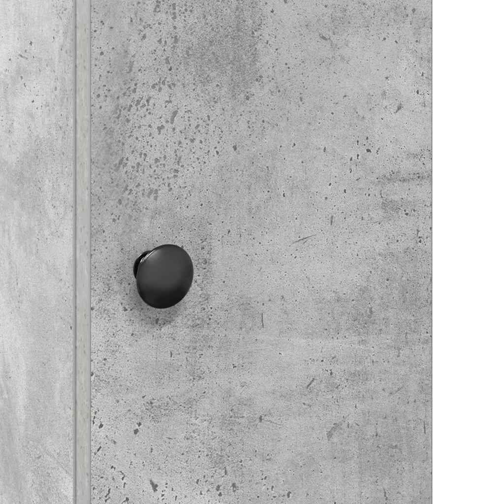 Badkamerkast met rolhouder 20,5x22x72 cm betongrijs is nu te koop bij PeponiXL, paradijselijk wonen!