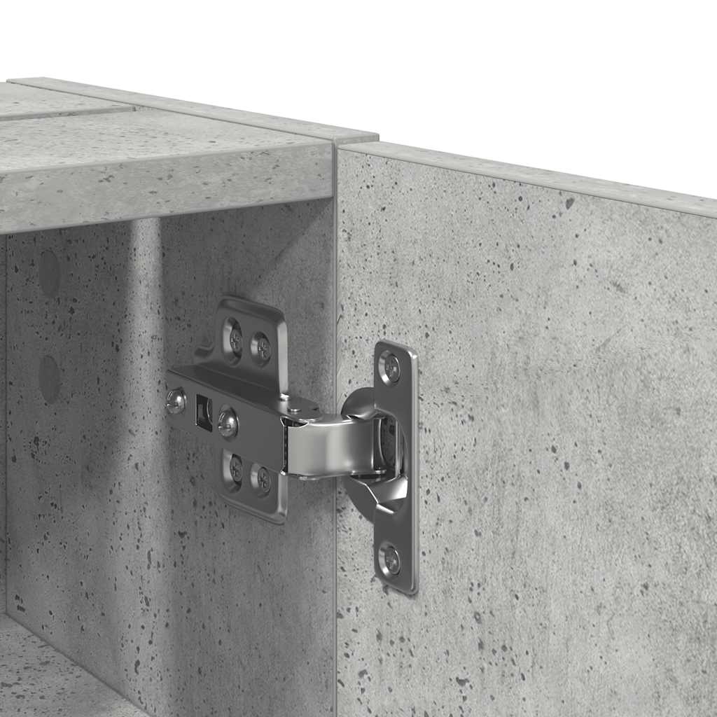 Badkamerkast met rolhouder 20,5x22x72 cm betongrijs is nu te koop bij PeponiXL, paradijselijk wonen!