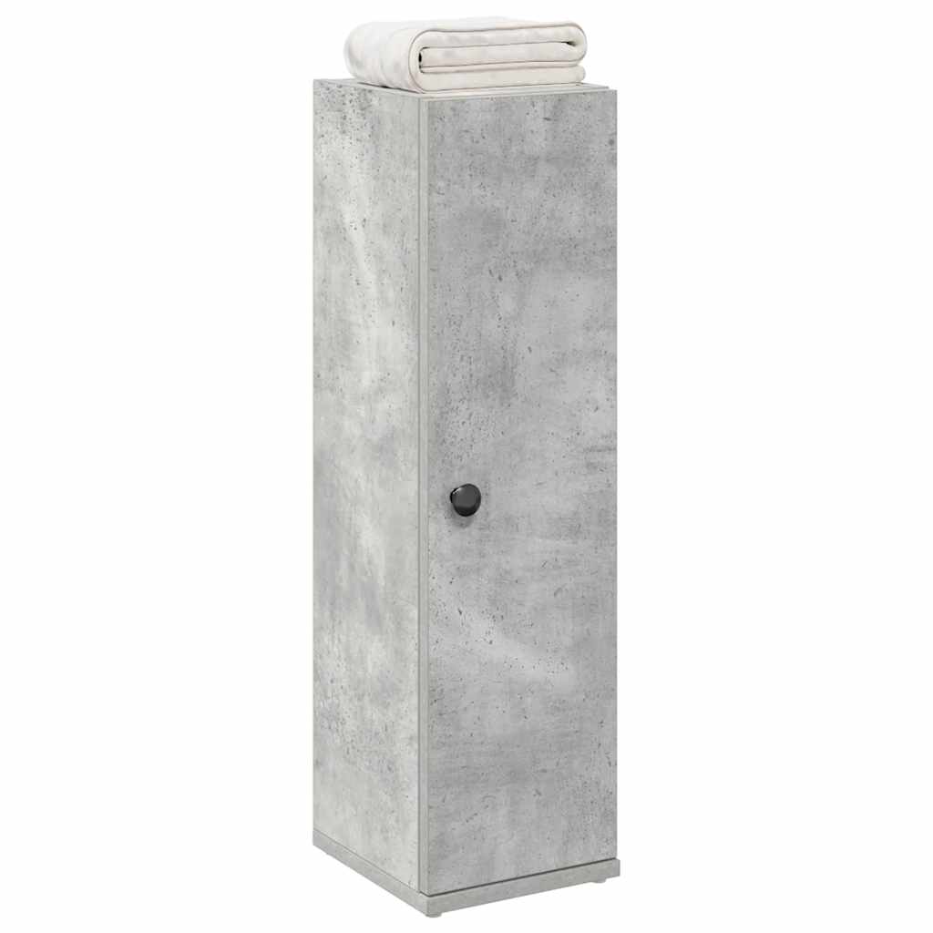 Badkamerkast met rolhouder 20,5x22x72 cm betongrijs is nu te koop bij PeponiXL, paradijselijk wonen!