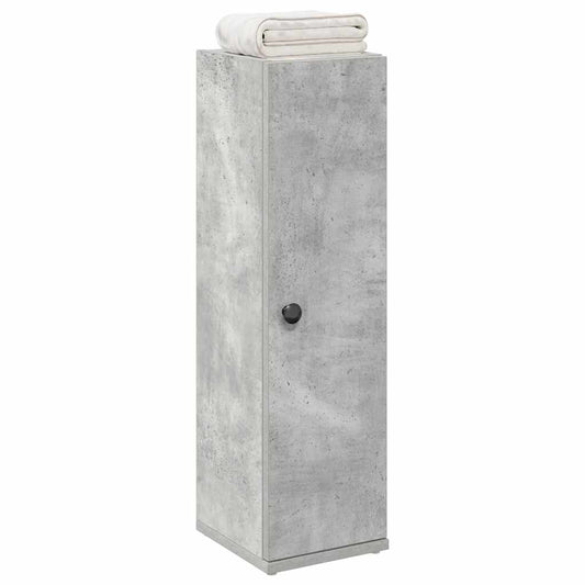 Badkamerkast met rolhouder 20,5x22x72 cm betongrijs is nu te koop bij PeponiXL, paradijselijk wonen!