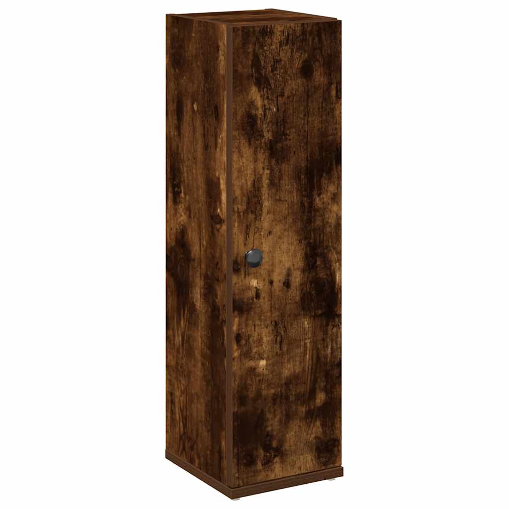 Badkamerkast met rolhouder 20,5x22x72 cm gerookt eikenkleurig is nu te koop bij PeponiXL, paradijselijk wonen!